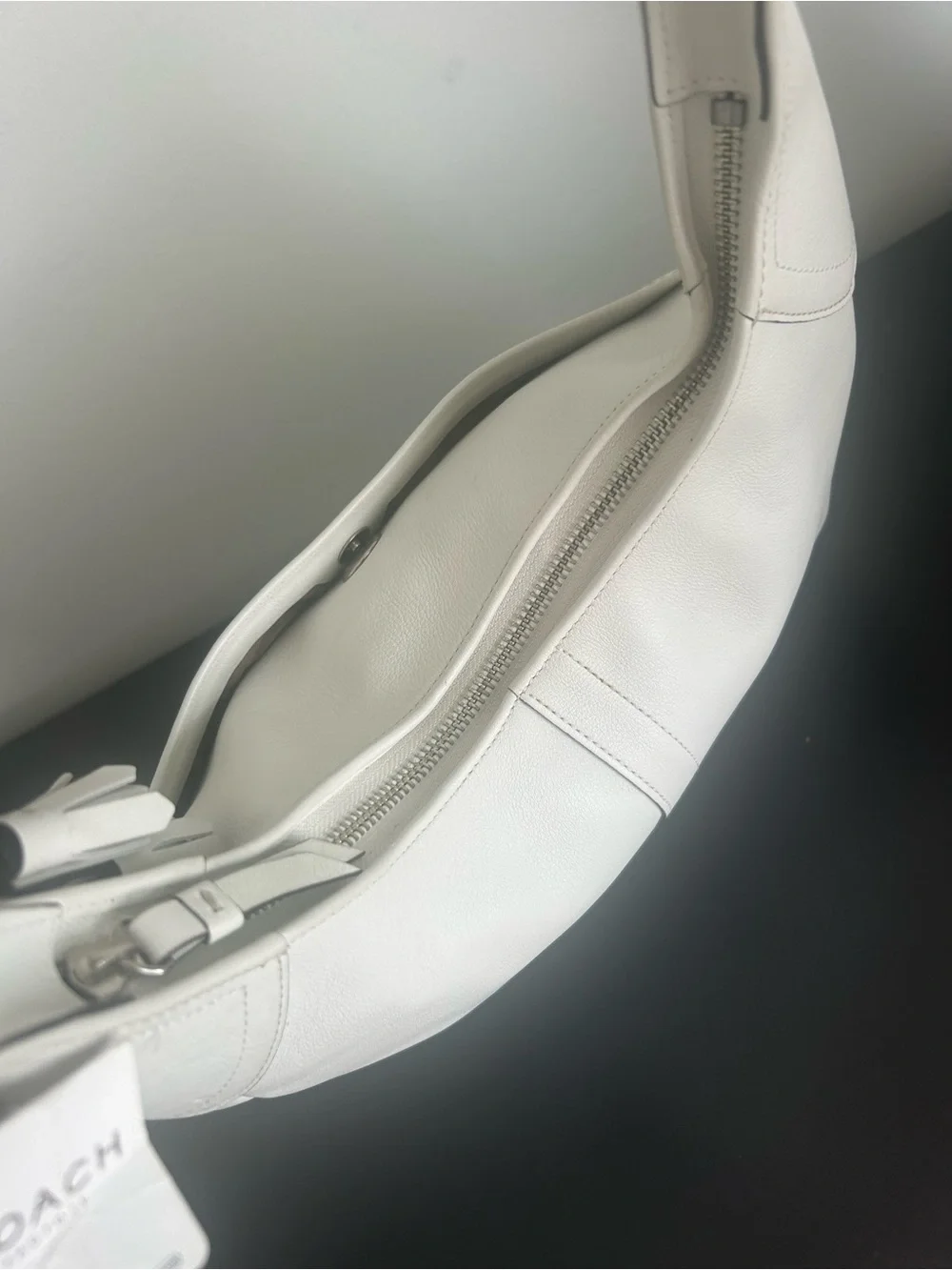 Coach Legacy White Leather Hobo Shoulder Bag F10280 NWT Vintage Rare